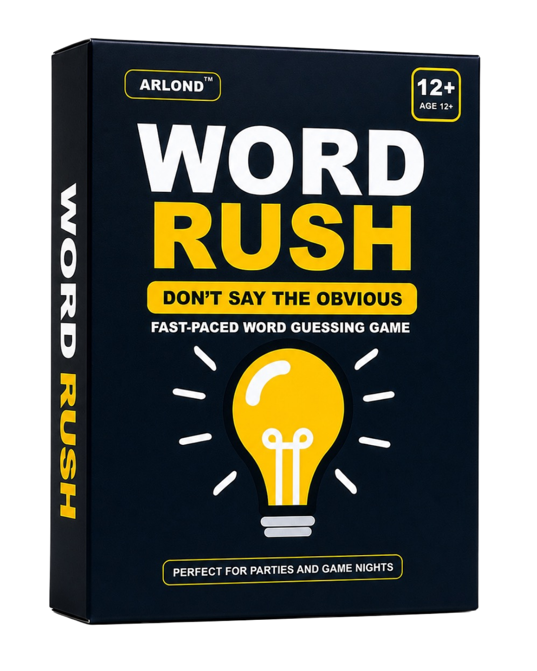 Word Rush card game box by Arlond Games
